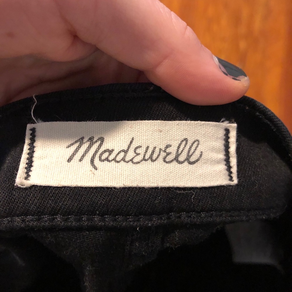 Madewell 9” Raw Hem Ankle Skinny Jean